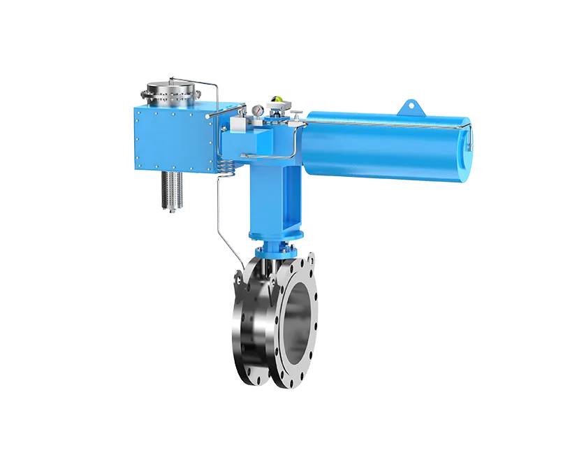 9800 Series Angular Travel Pilot-operated Pin Valve