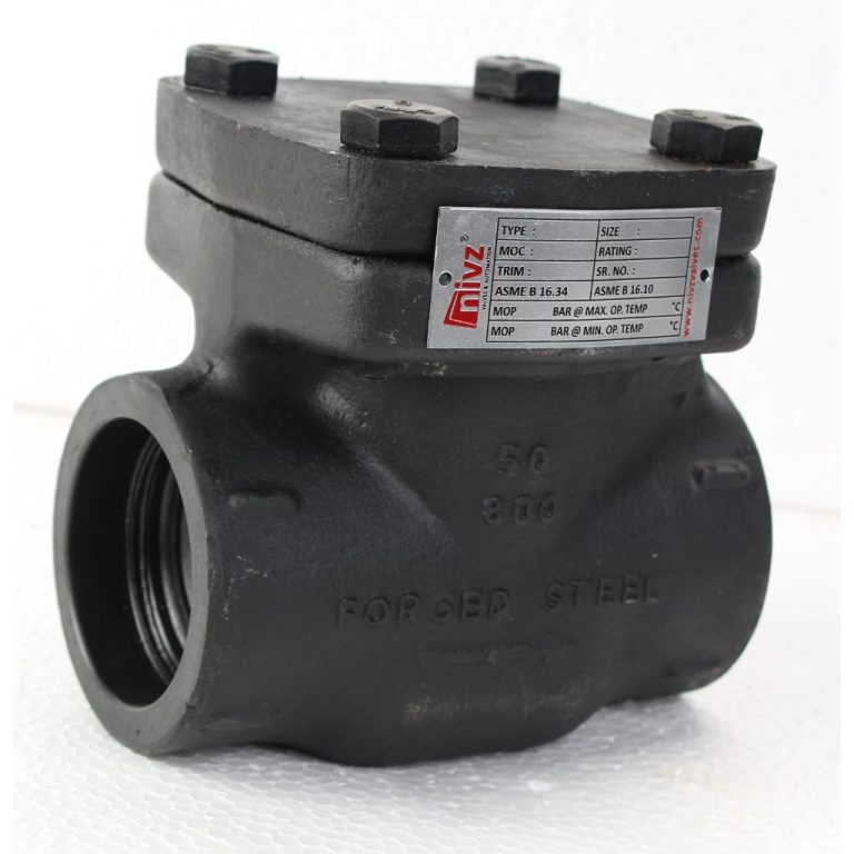 Forged Steel Gate Valves, Globe Valves & Check Valves Bolted Bonnet Design