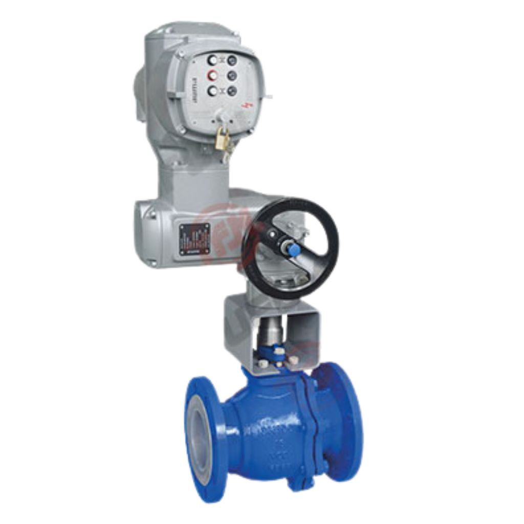 Electric Lined O port Ball Valve