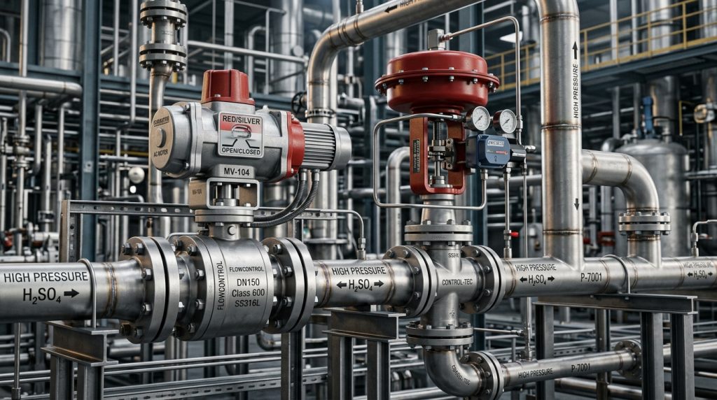 Selecting the Right Industrial Valves & Valve Automation Systems for High-Pressure Chemical & Oil Processing